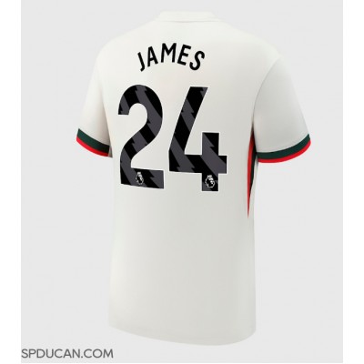 Muški Nogometni Dres Chelsea Reece James #24 Gostujuci 2025-26 Kratak Rukav Muški Nogometni Dres Chelsea Reece James #24 Gostujuci 2025-26 Kratak Rukav